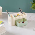 Desk Organizer With Drawer Beige Nestasia