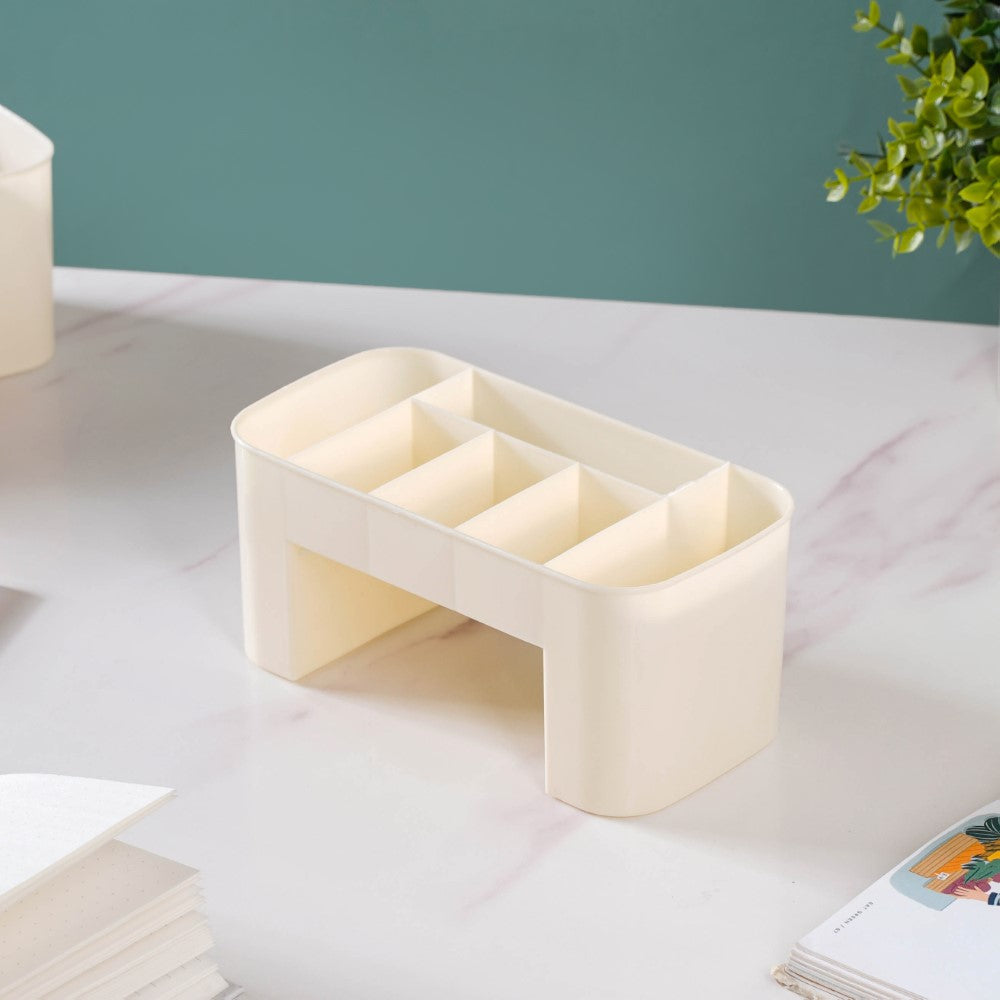 Desk Organizer With Drawer Beige Nestasia