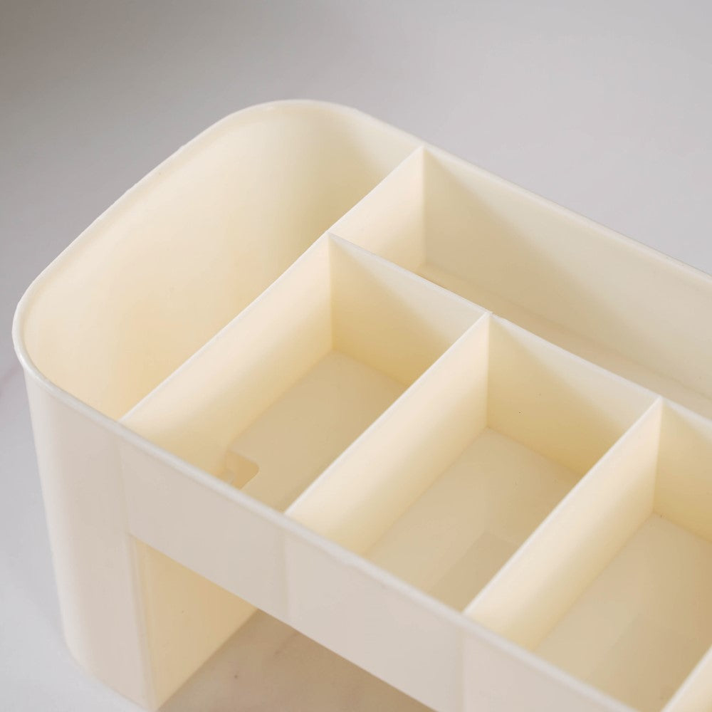 Desk Organizer With Drawer Beige Nestasia