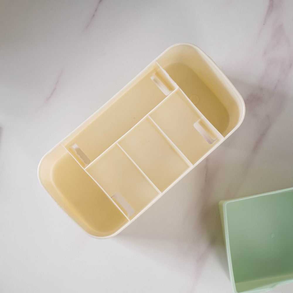 Desk Organizer With Drawer Beige Nestasia