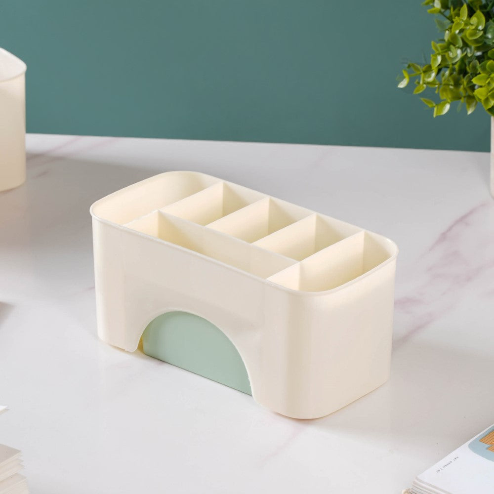 Desk Organizer With Drawer Beige Nestasia