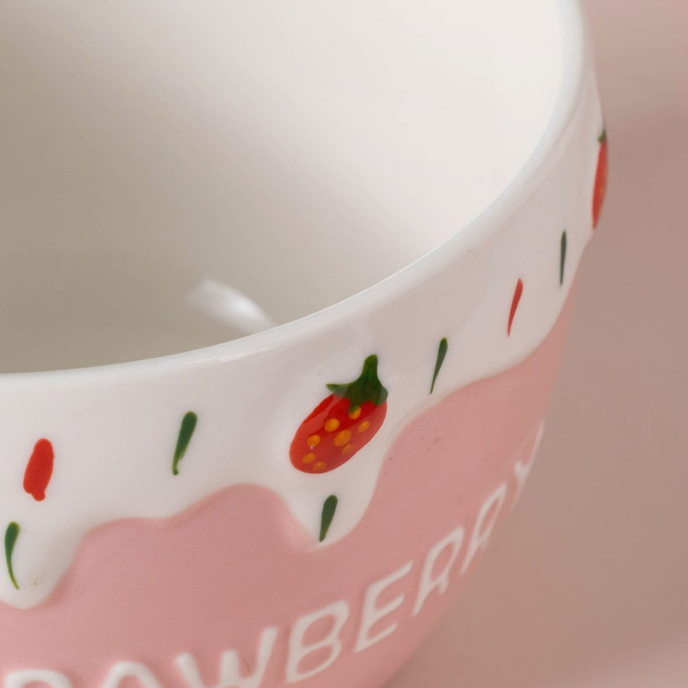 Strawberry Serving Bowl Nestasia