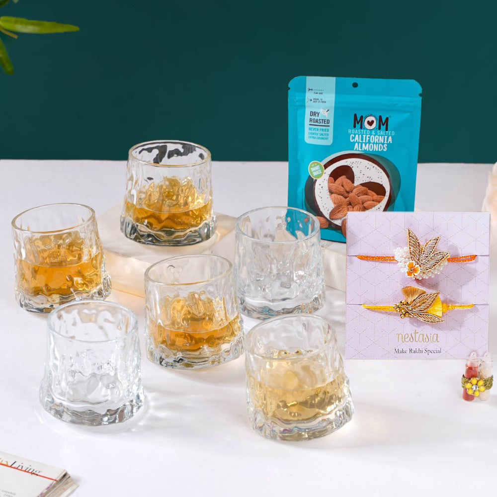 Party Goodies Rakhi Gift Hamper Set Of 4 Nestasia