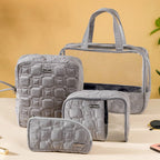 Multipurpose Travel Kit Set Of 4 Grey Nestasia