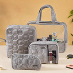 Multipurpose Travel Kit Set Of 4 Grey Nestasia