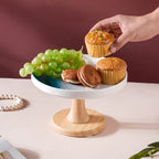 Cake Stand Blue And White 7.5 Inch Nestasia