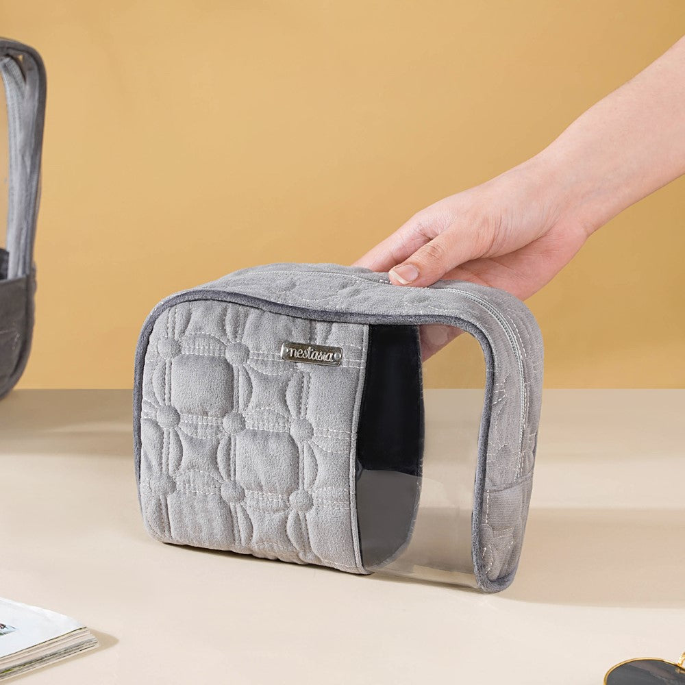 Multipurpose Travel Kit Set Of 4 Grey Nestasia
