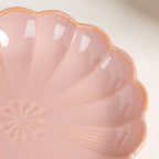 Ocean Round Plate with Handle Pink Nestasia