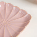 Ocean Square Plate with Handle Pink Nestasia