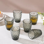 Water Glass Ash Grey Set Of 6 250 ml Nestasia