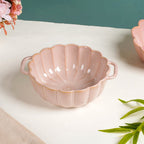 Ocean Serving Bowl with Handle Pink 600ml Nestasia
