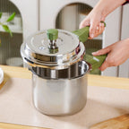 Zesta Induction Safe Triply SS Pressure Cooker 3 Litre With Spill Control Lid Nestasia