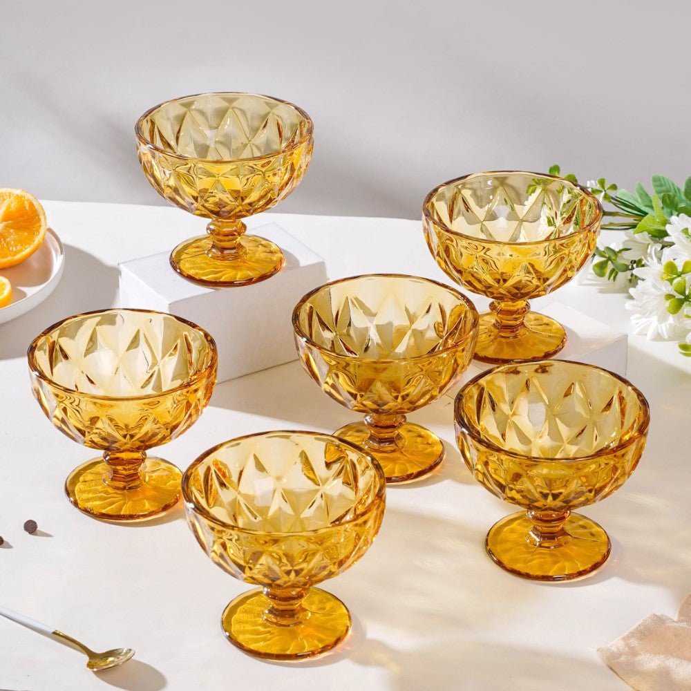 Dessert Serving Glass Set Of 6 300 ml Nestasia