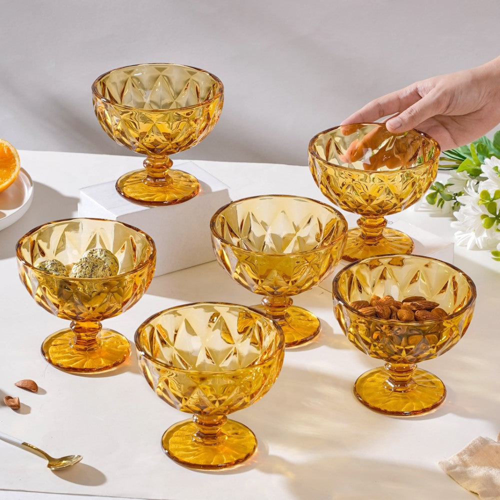 Dessert Serving Glass Set Of 6 300 ml Nestasia