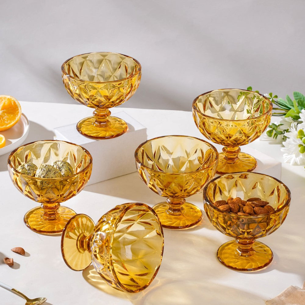 Dessert Serving Glass Set Of 6 300 ml Nestasia