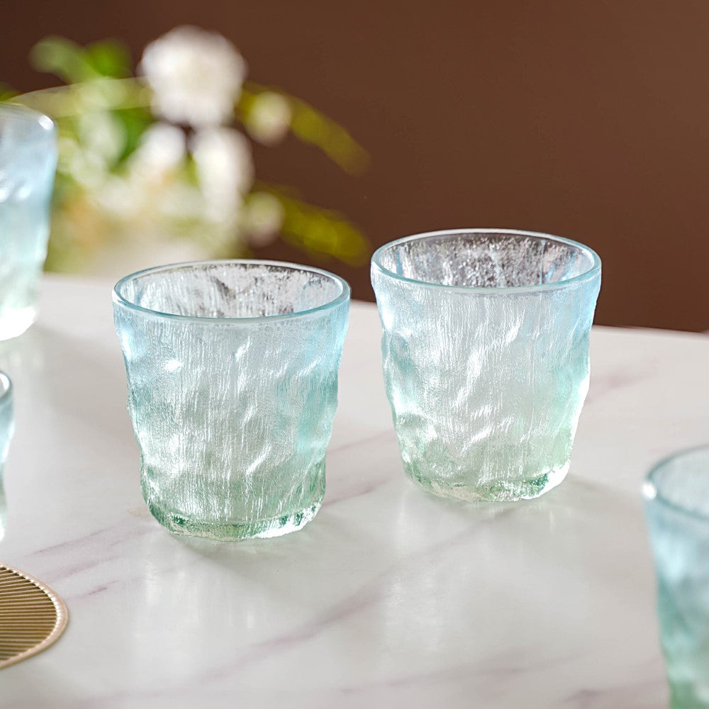 Short Ombre Glacier Glass Set Of 6 250 ml Nestasia