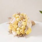 Sustainable Dried Flower Bouquet Yellow Nestasia