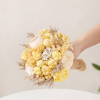 Sustainable Dried Flower Bouquet Yellow Nestasia