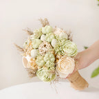 Natural Dried Floral Bouquet Green Nestasia