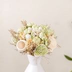 Natural Dried Floral Bouquet Green Nestasia