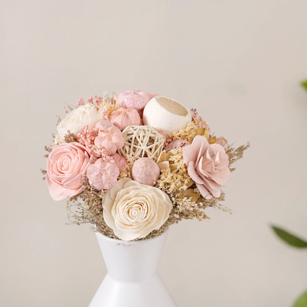Natural Dried Flower Bouquet Pink Nestasia