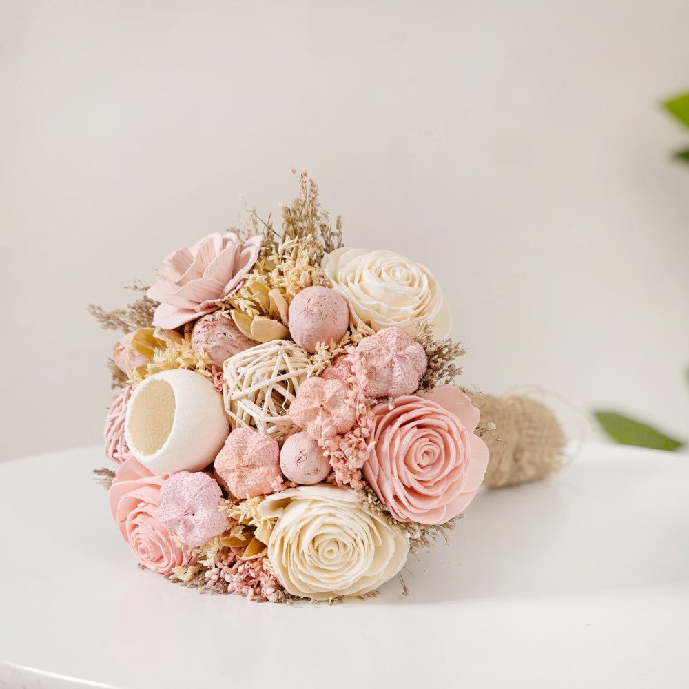 Natural Dried Flower Bouquet Pink Nestasia