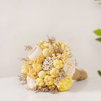 Sustainable Dried Flower Bouquet Yellow Nestasia