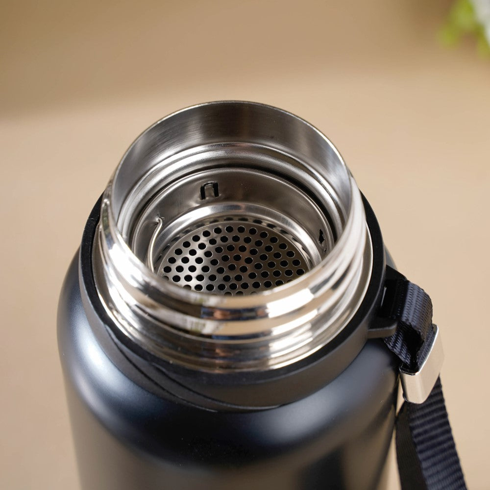 Steel Flask Black 800 ml Nestasia