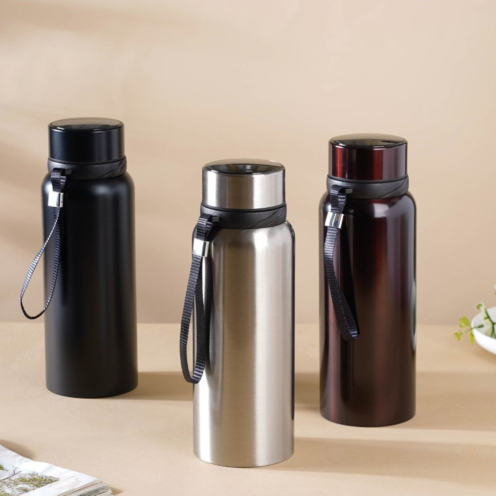 Steel Flask Black 800 ml Nestasia