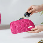 Travel Bag & Pouch Set Of 4 Pink Nestasia