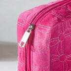 Travel Bag & Pouch Set Of 4 Pink Nestasia