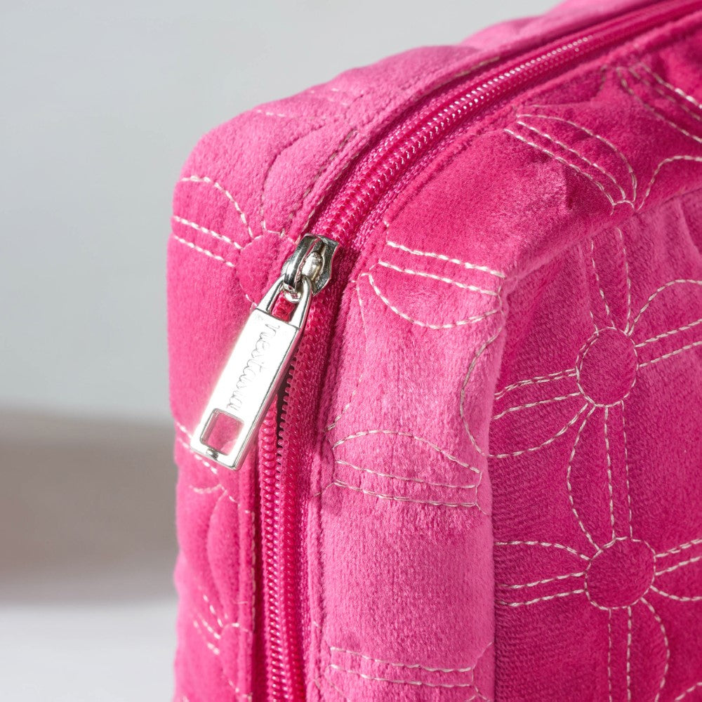 Travel Bag & Pouch Set Of 4 Pink Nestasia