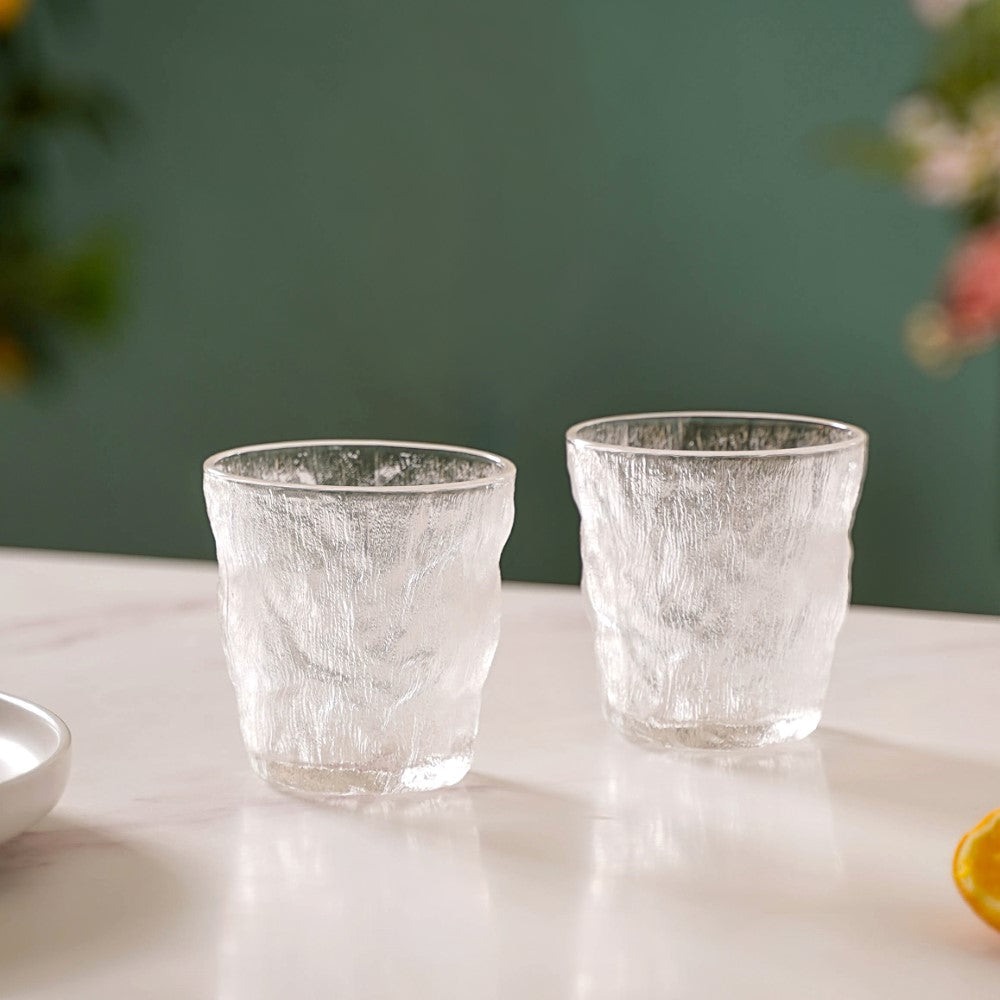 Crystal Drinking Glass Set of 2 Nestasia