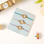 Organic Rakhi Gift Set Of 3 Nestasia