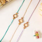 Organic Rakhi Gift Set Of 3 Nestasia