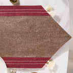 Jute Tassel Table Runner 72 Inch Nestasia