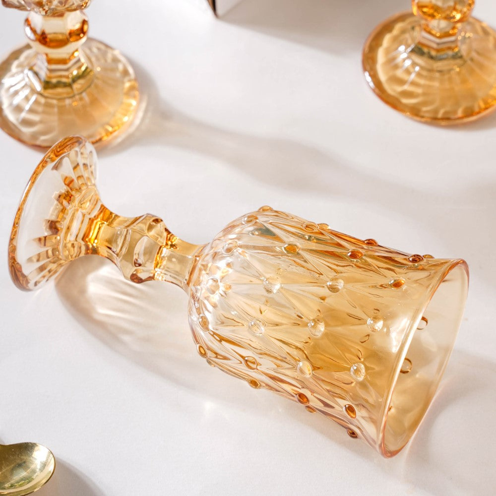 Grande Wine Glass Amber Set Of 6 300ml Nestasia