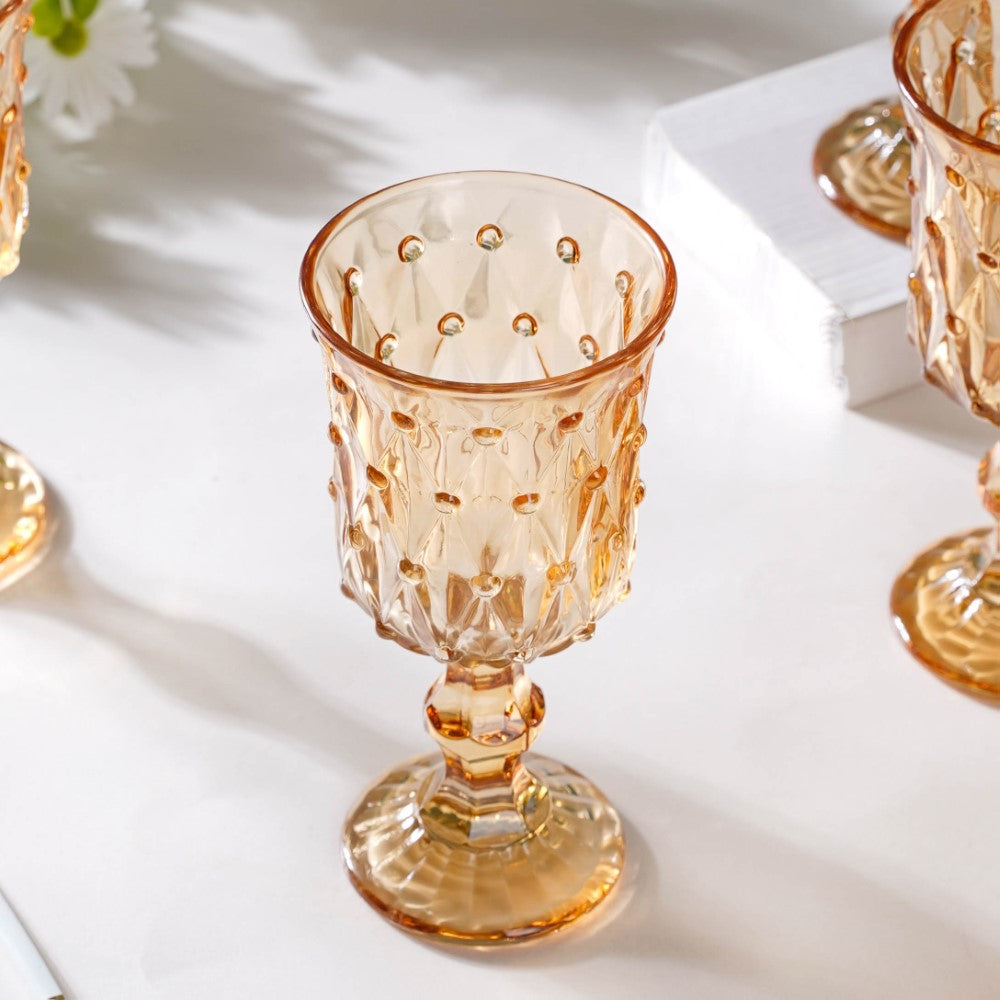 Grande Wine Glass Amber Set Of 6 300ml Nestasia