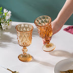 Grande Wine Glass Amber Set Of 6 300ml Nestasia