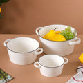 White Serving Bowl Nestasia