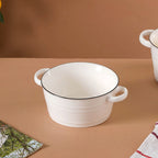White Serving Bowl Nestasia