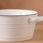 White Serving Bowl Nestasia