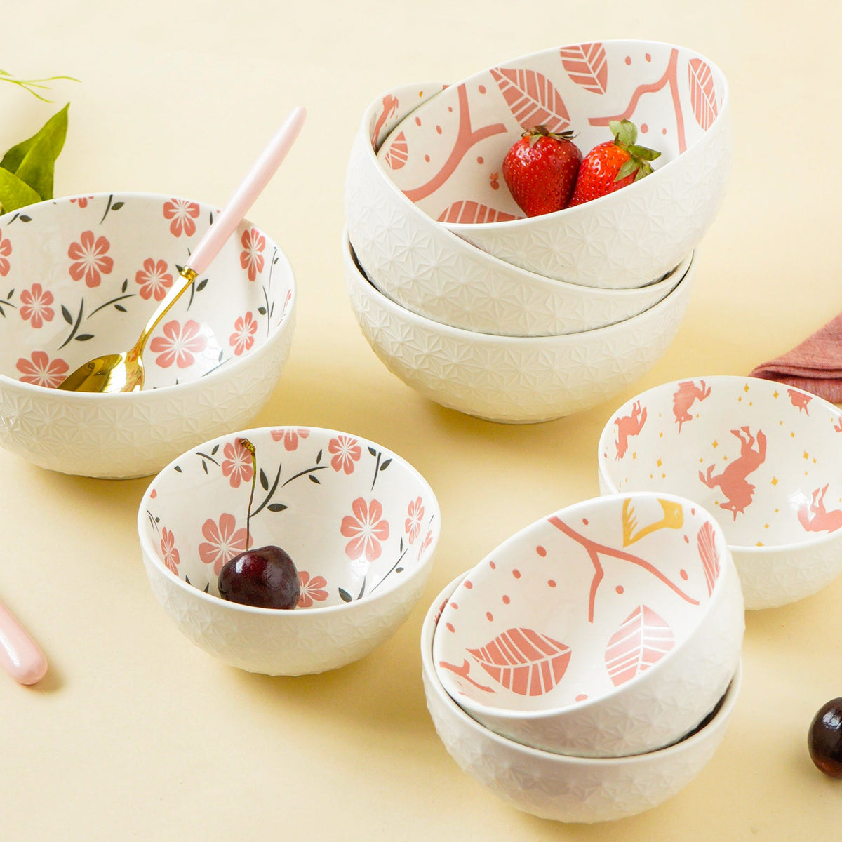 Natura Bowls Pink Nestasia