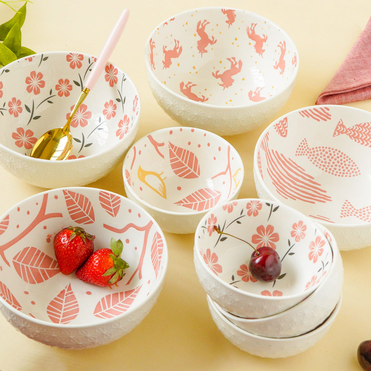 Natura Bowls Pink Nestasia