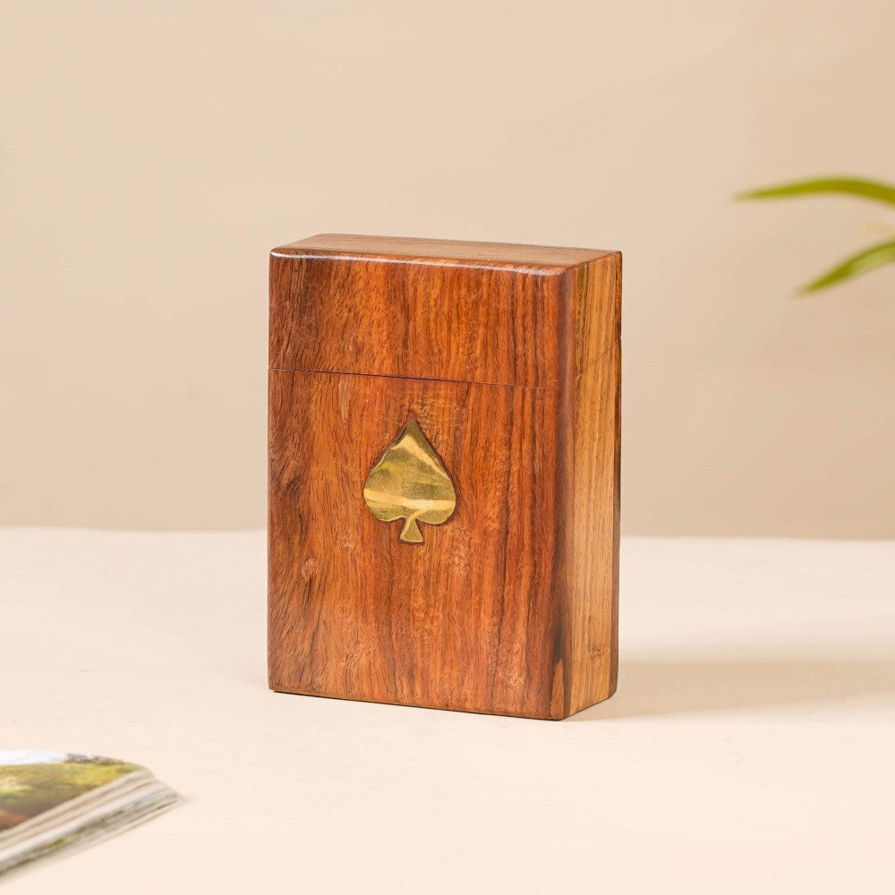Wooden Playing Card Box Nestasia