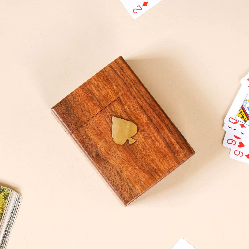 Wooden Playing Card Box Nestasia