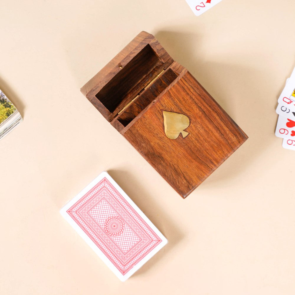 Wooden Playing Card Box Nestasia
