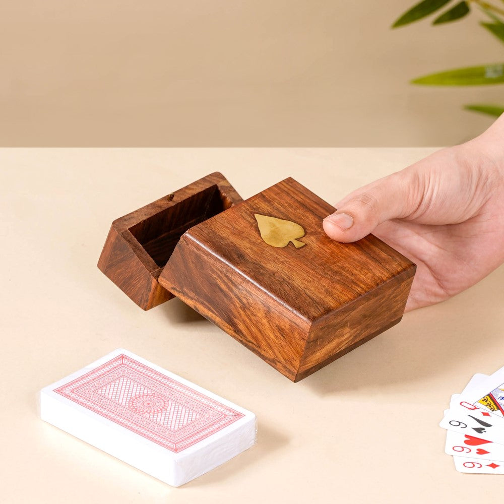 Wooden Playing Card Box Nestasia