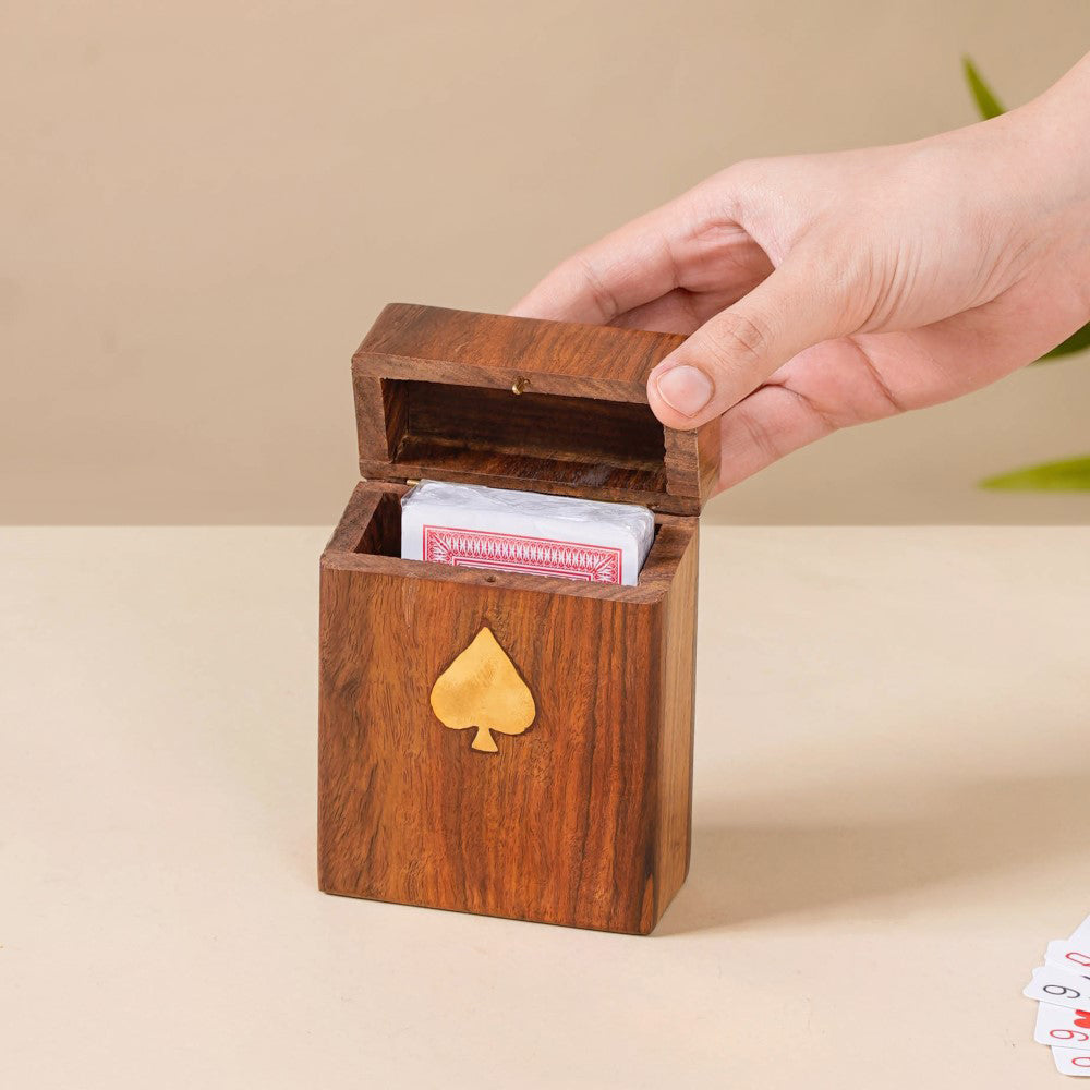 Wooden Playing Card Box Nestasia