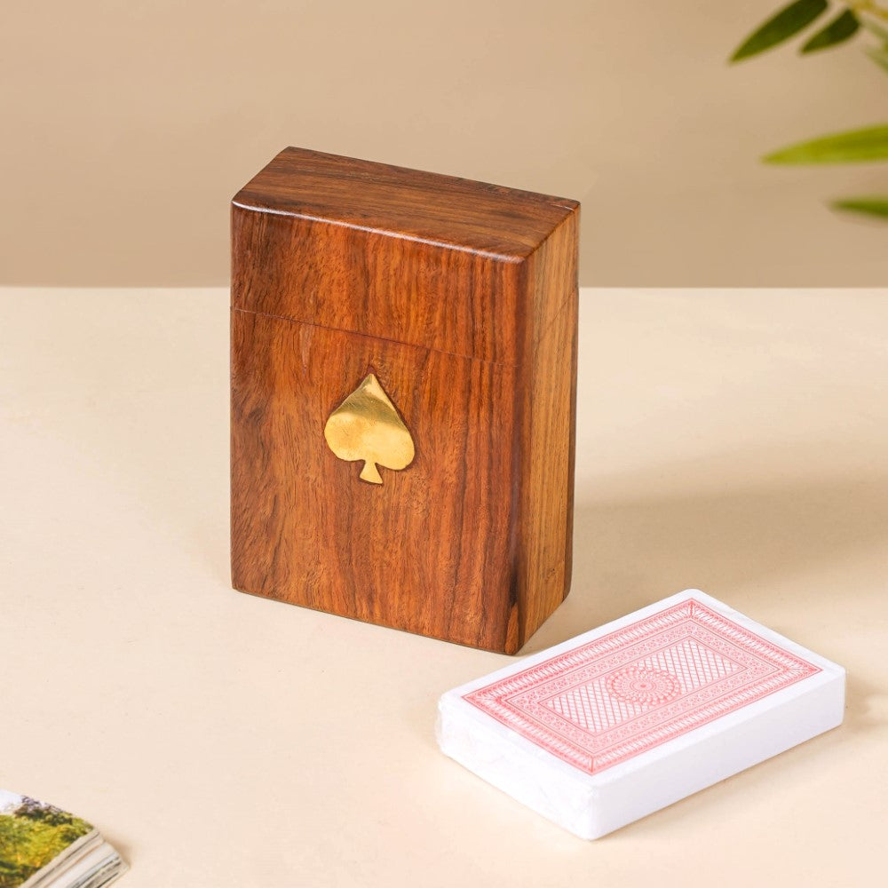 Wooden Playing Card Box Nestasia